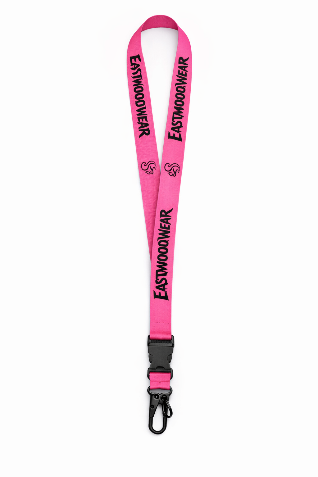 Eastwoodwear Pink Black Lanyard